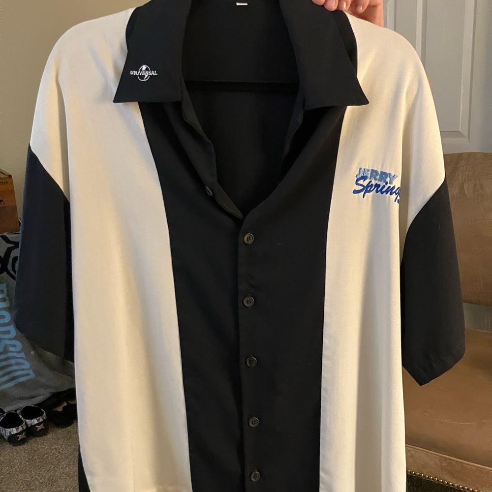 Rare, vintage Jerry Springer Bowling Shirt! Size Large.